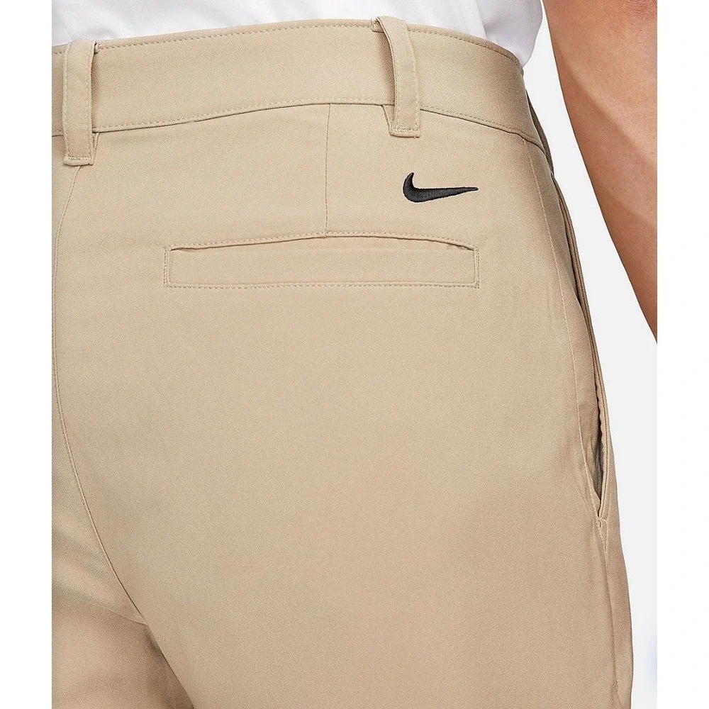 Nike Men's Dri Fit Victory Golf Pants Khaki 40X27 Grip Comfort Waist Swoosh Logo
